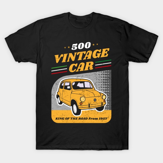 T shirt fiat 500 sales